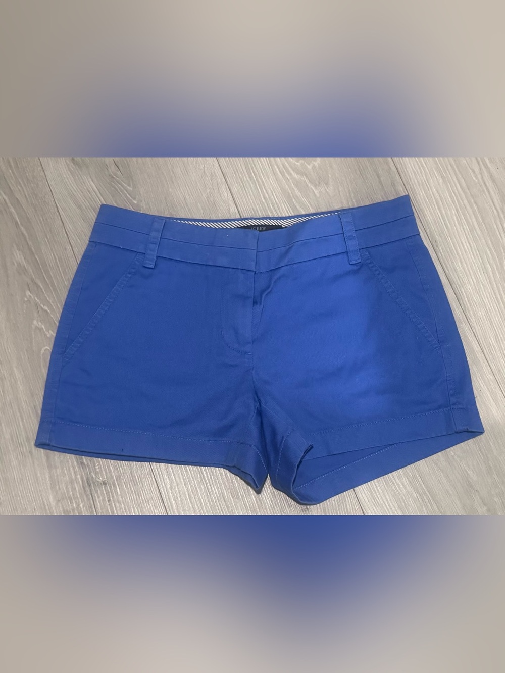 J. Crew Royal Blue Tailored Chino Shorts 00